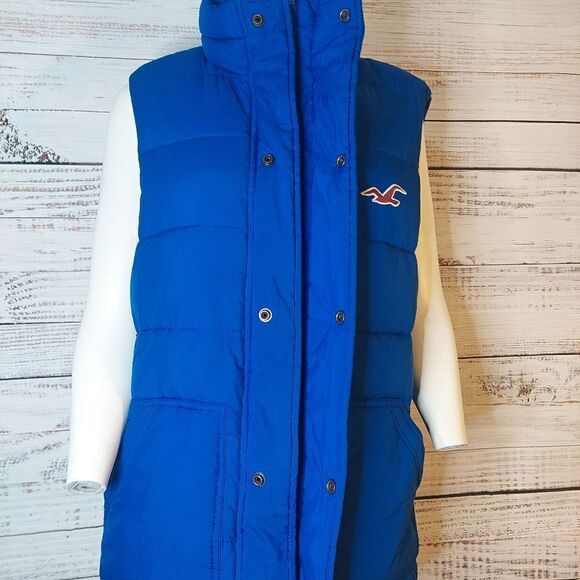 Men's  sz Large Hollister Body Warmer Puffer Vest. - Picture 6 of 14